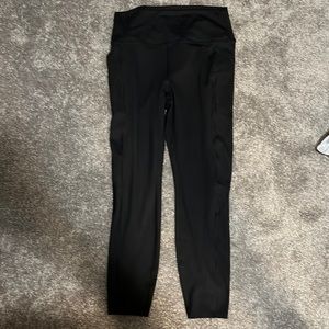 Black workout leggings- RBX- size XL. Has pockets